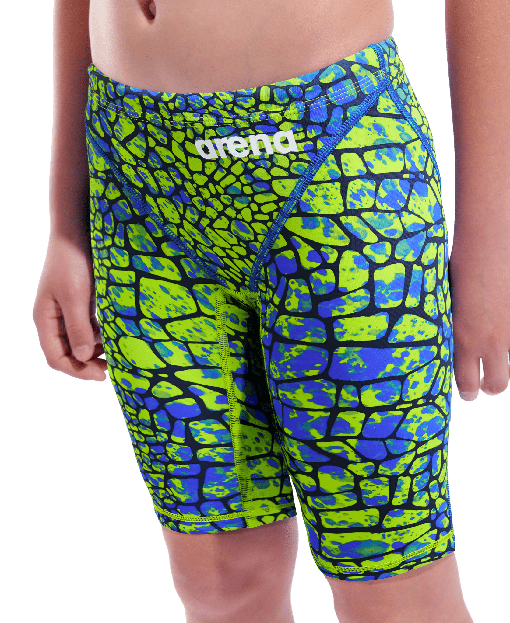 ARENA BOYS POWERSKIN ST NEXT SNAKESKIN JAMMER - Green