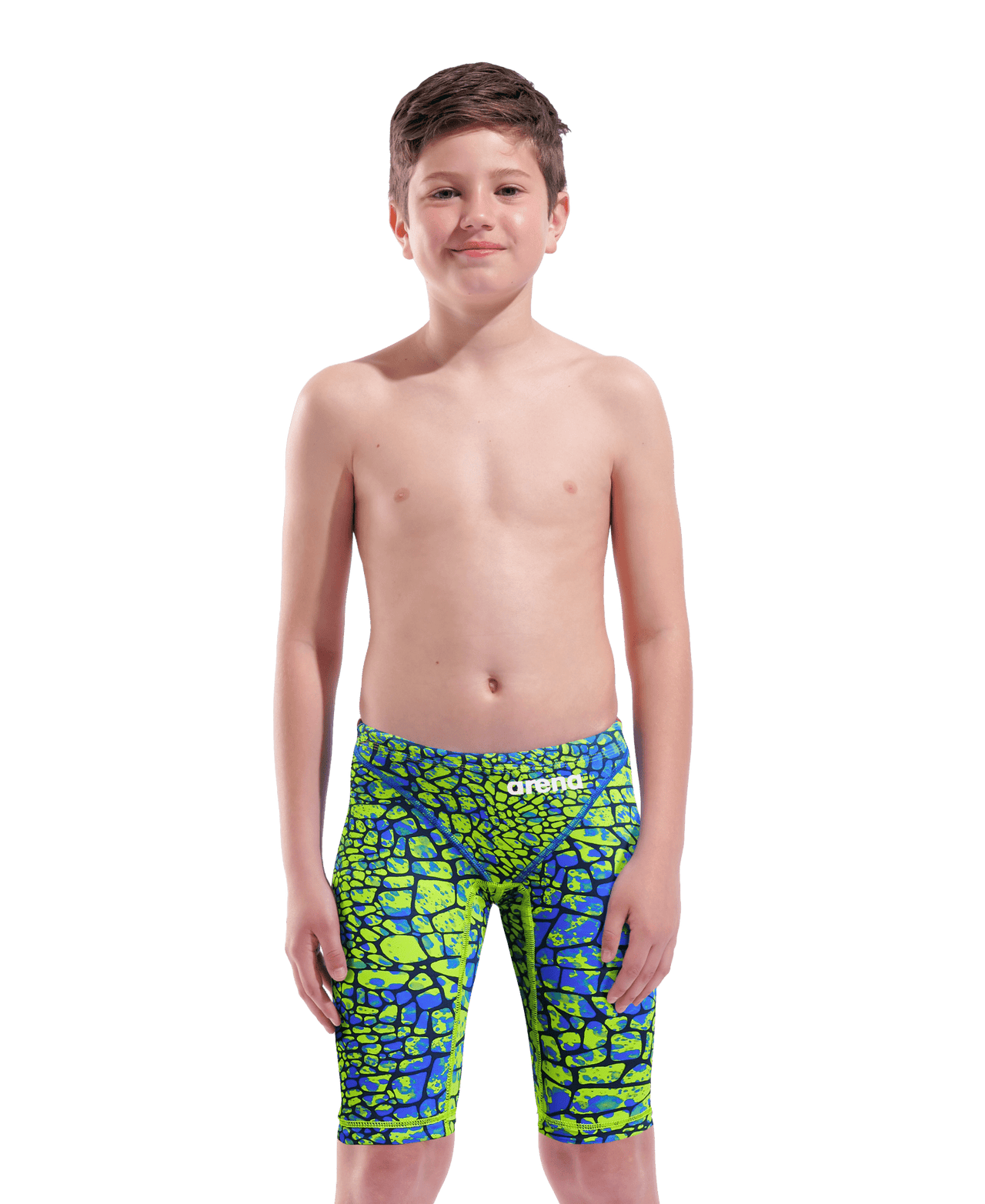 ARENA BOYS POWERSKIN ST NEXT SNAKESKIN JAMMER - Green