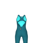 ARENA GIRLS POWERSKIN IMPULSO JADE AURA OPEN BACK KNEESUIT - Green