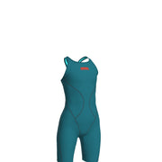 ARENA GIRLS POWERSKIN IMPULSO JADE AURA OPEN BACK KNEESUIT - Green