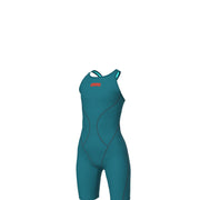 ARENA GIRLS POWERSKIN IMPULSO JADE AURA OPEN BACK KNEESUIT - Green