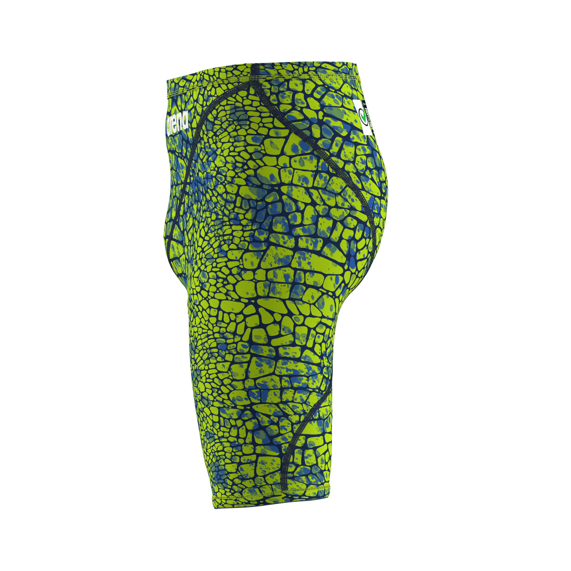 ARENA MENS POWERSKIN ST NEXT SNAKESKIN JAMMER - Green