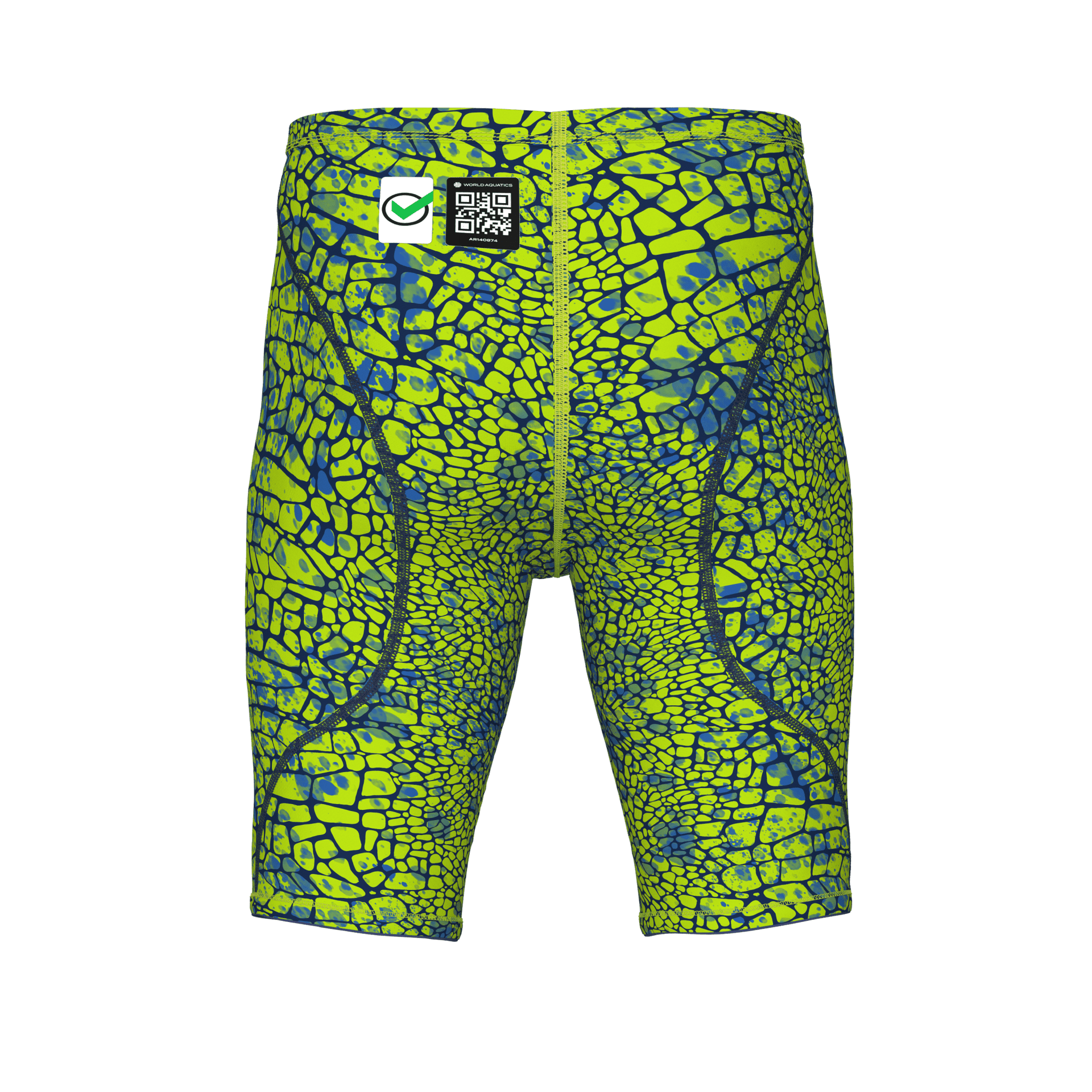 ARENA MENS POWERSKIN ST NEXT SNAKESKIN JAMMER - Green