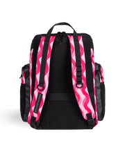 ARENA ONE GO BACKPACK 45L ALLOVER RIPPLE PRINT - Pink