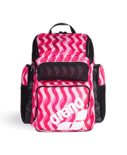 ARENA ONE GO BACKPACK 45L ALLOVER RIPPLE PRINT - Pink