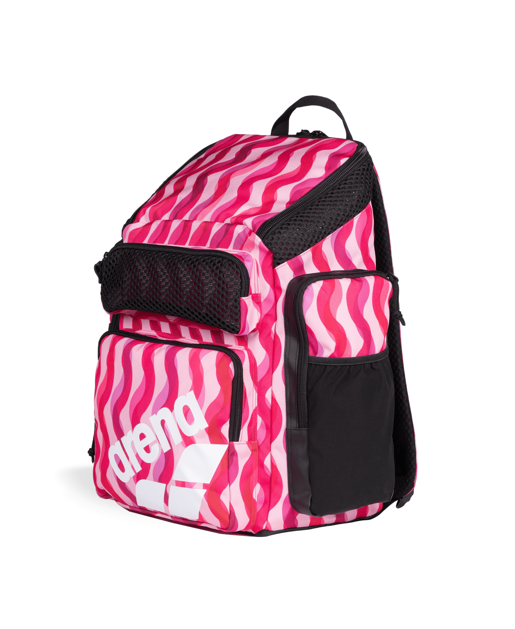 ARENA ONE GO BACKPACK 45L ALLOVER RIPPLE PRINT - Pink