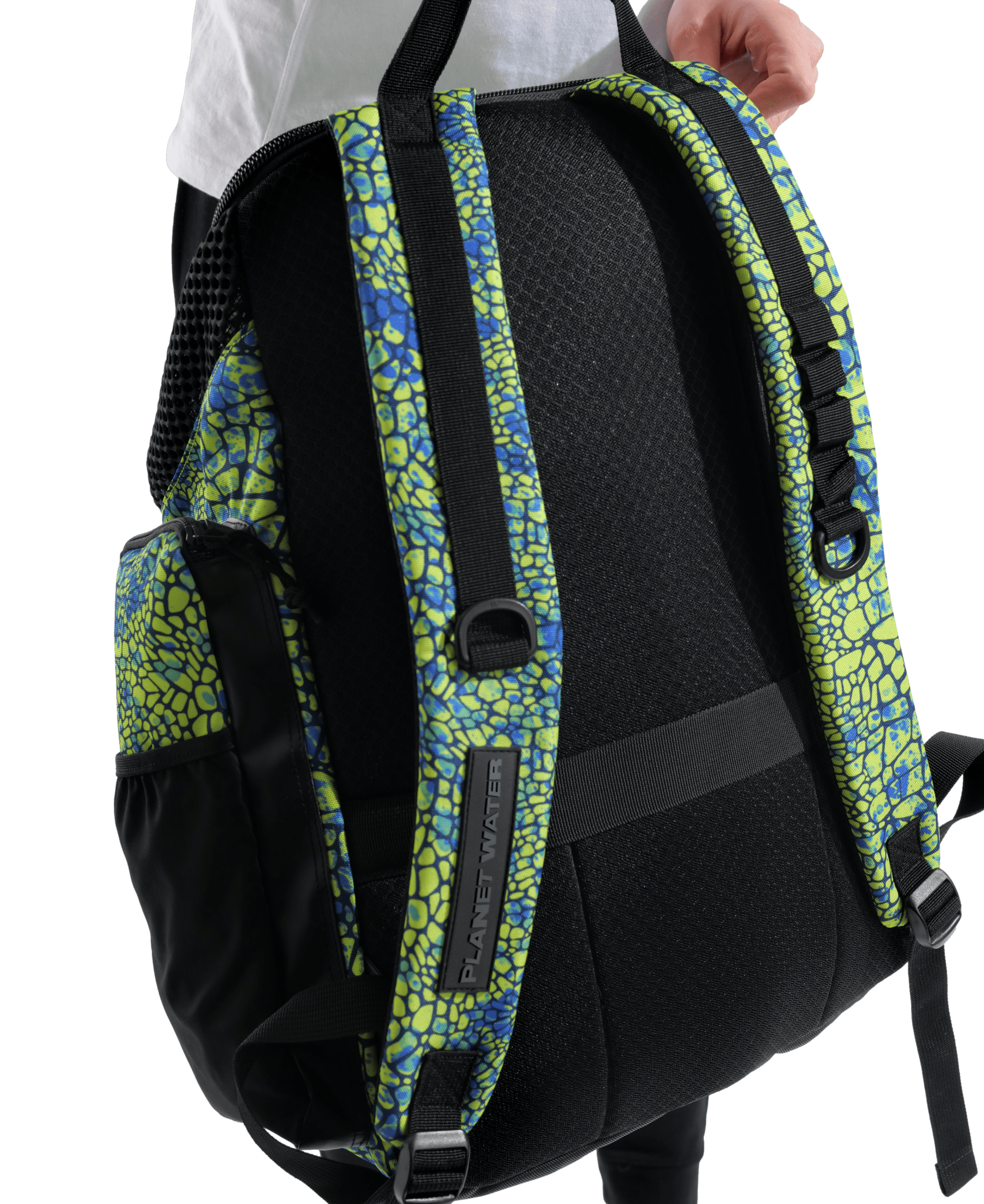 ARENA ONE GO BACKPACK 45L ALLOVER SNAKESKIN GREEN - Green