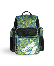 ARENA ONE GO BACKPACK 45L ALLOVER SNAKESKIN GREEN - Green