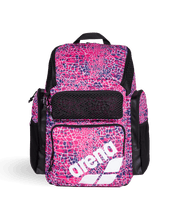 ARENA ONE GO BACKPACK 45L ALLOVER SNAKESKIN PINK - Pink