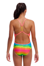 FUNKITA GIRLS MELTING MAYHEM TWISTED ONE PIECE - Multicolour