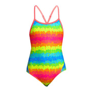 FUNKITA GIRLS MELTING MAYHEM TWISTED ONE PIECE - Multicolour