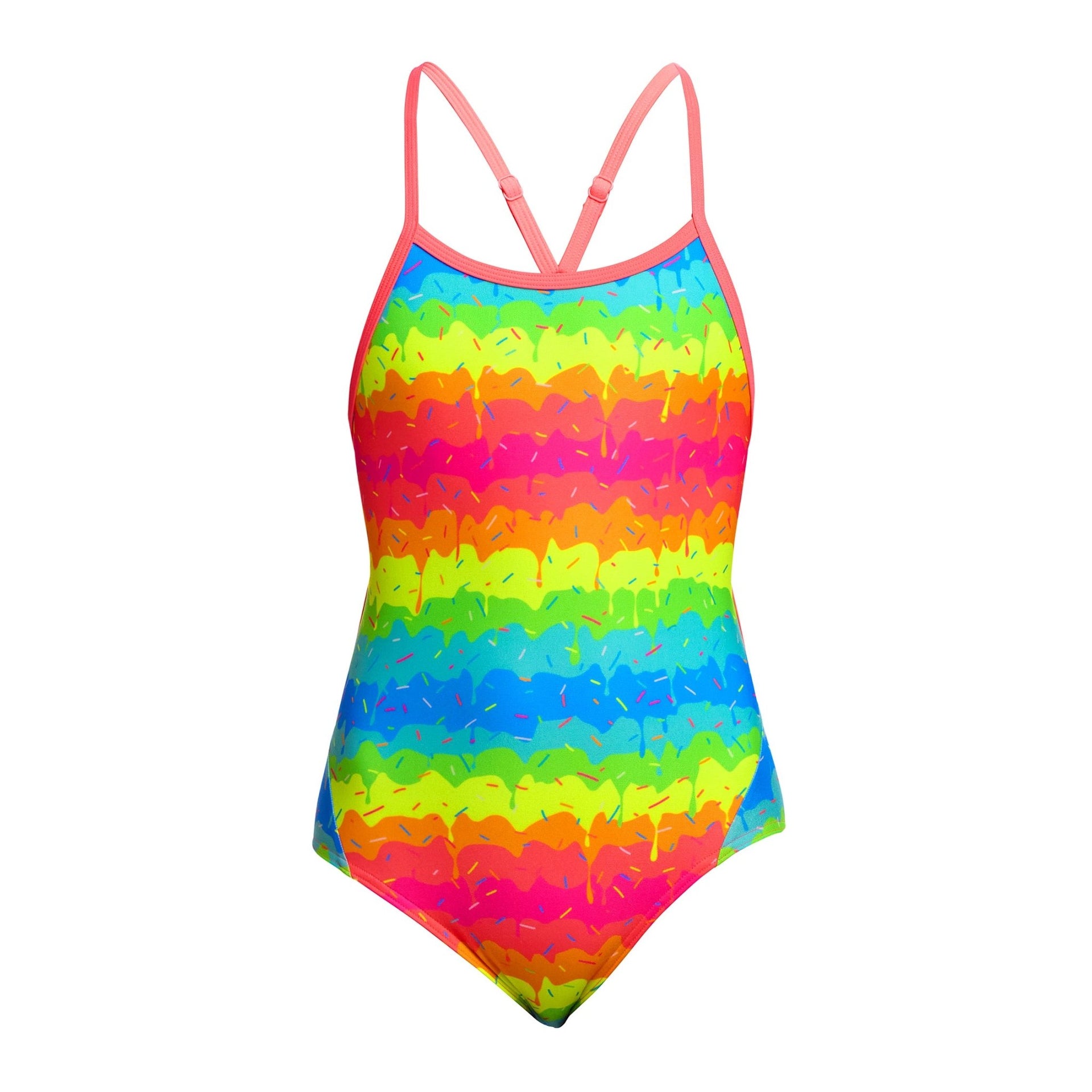 FUNKITA GIRLS MELTING MAYHEM TWISTED ONE PIECE - Multicolour