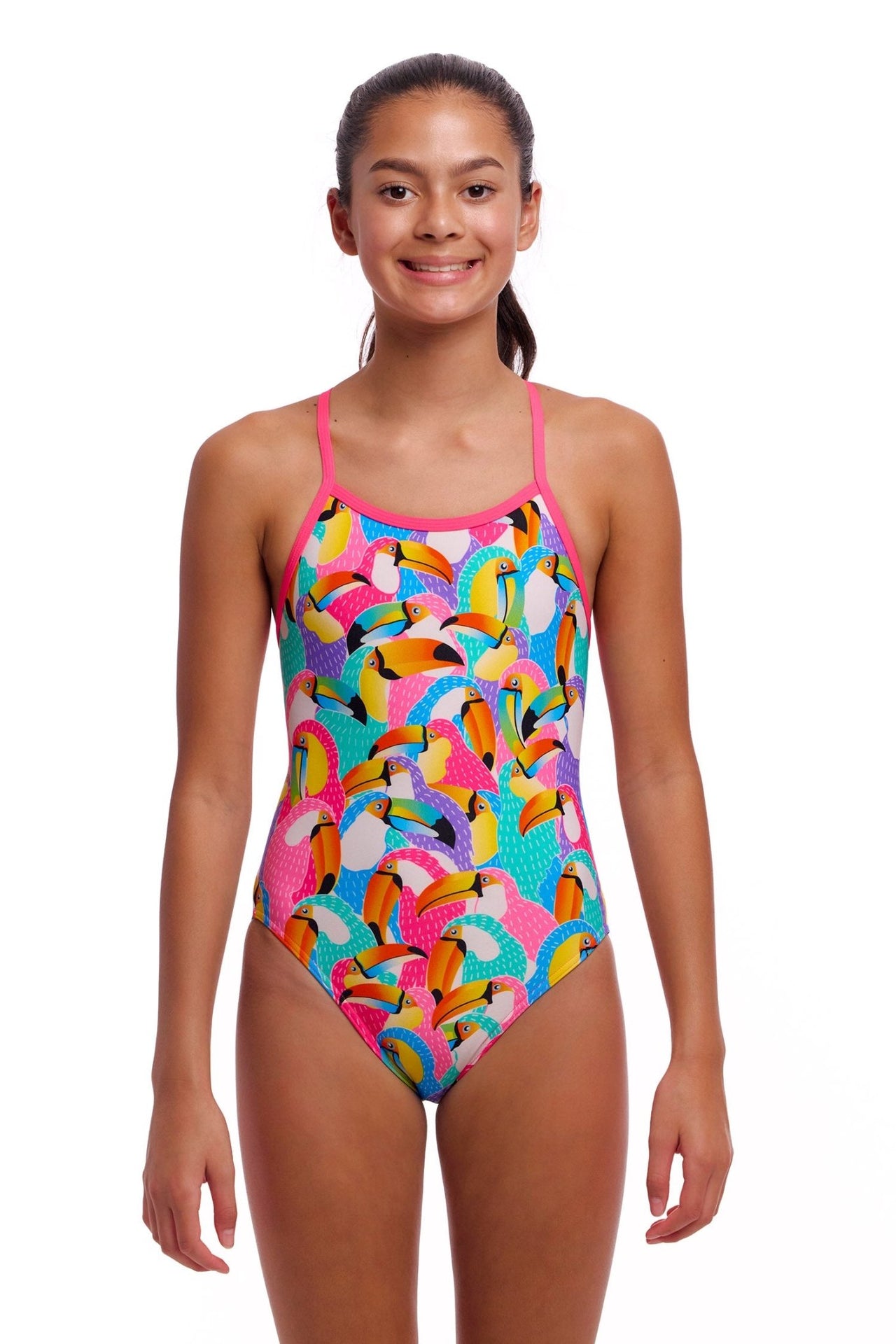 FUNKITA GIRLS TOU BY TOU SINGLE STRAP ONE PIECE - Multicolour
