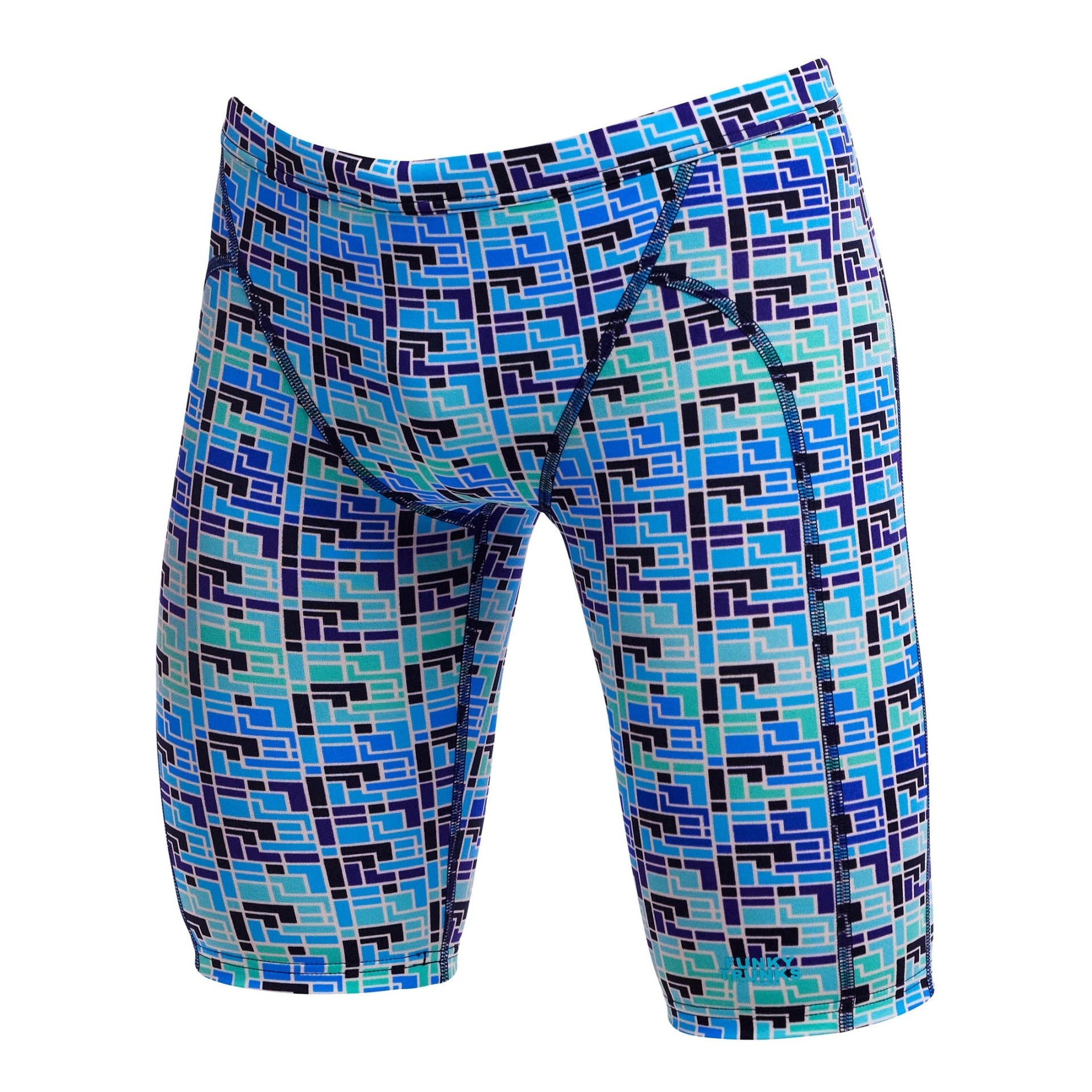 FUNKY TRUNKS BOYS JACK STACK TRAINING JAMMER - Blue