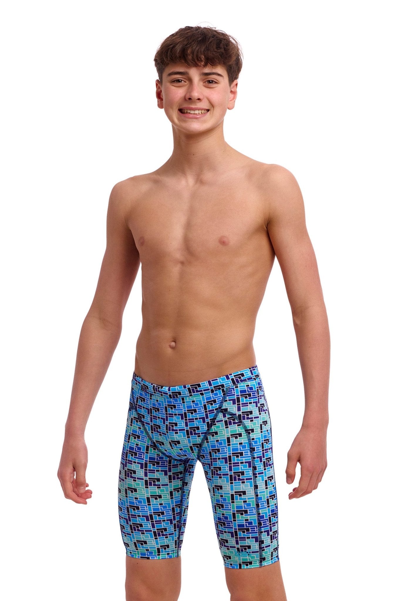 FUNKY TRUNKS BOYS JACK STACK TRAINING JAMMER - Blue