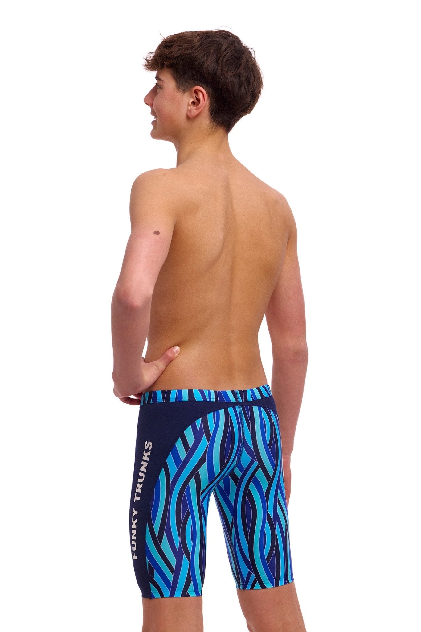 FUNKY TRUNKS BOYS SNORK CITY TRAINING JAMMER - Blue