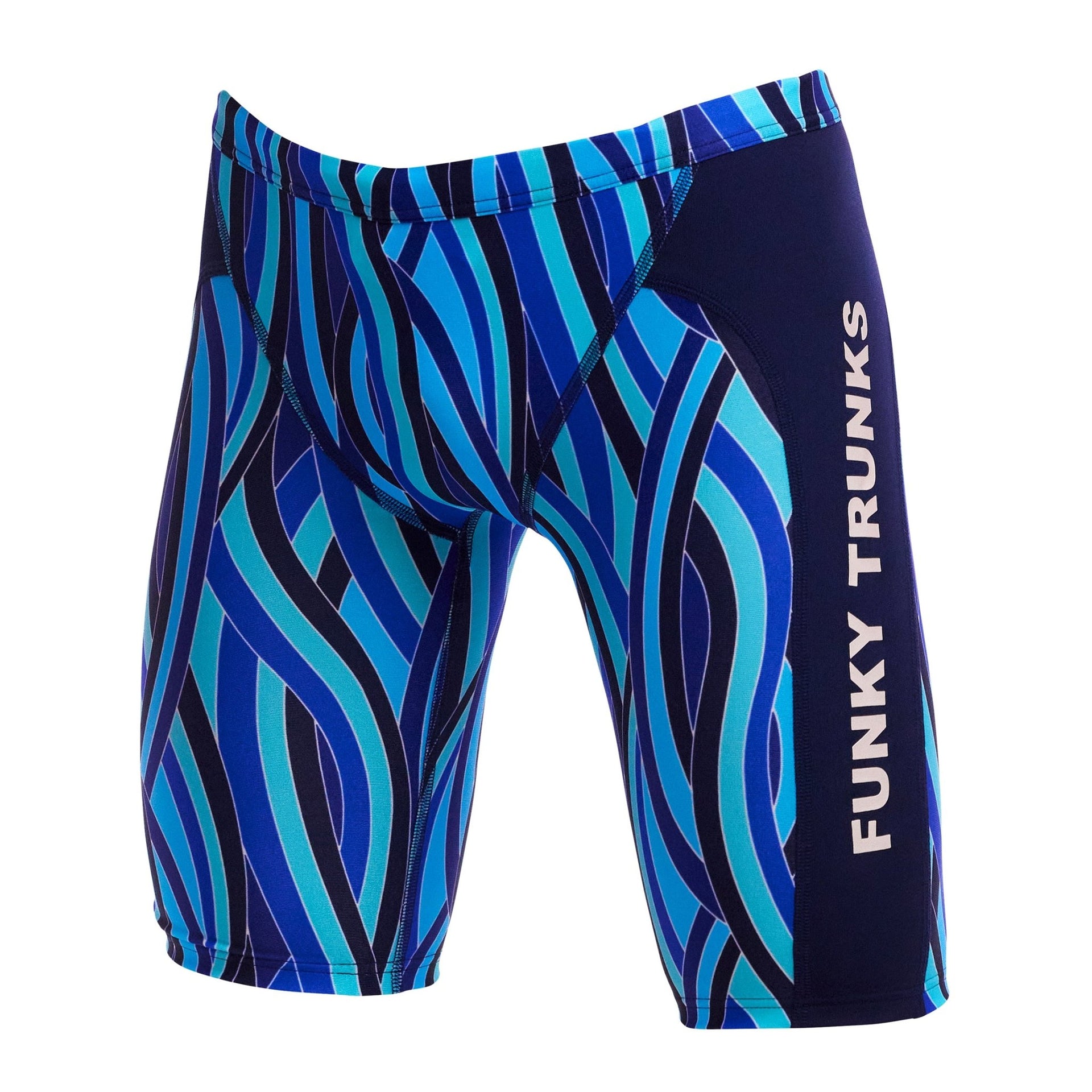 FUNKY TRUNKS BOYS SNORK CITY TRAINING JAMMER - Blue