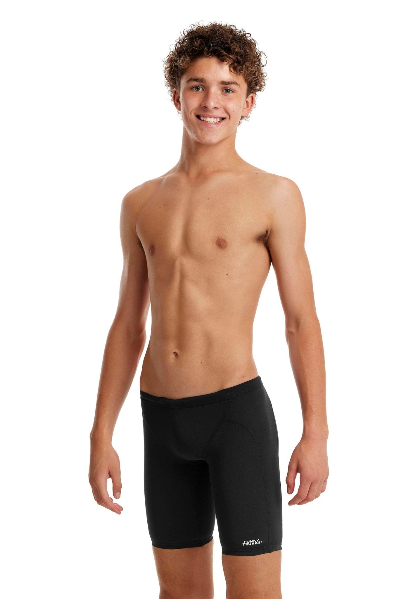 FUNKY TRUNKS BOYS STILL BLACK TRAINING JAMMER - Black