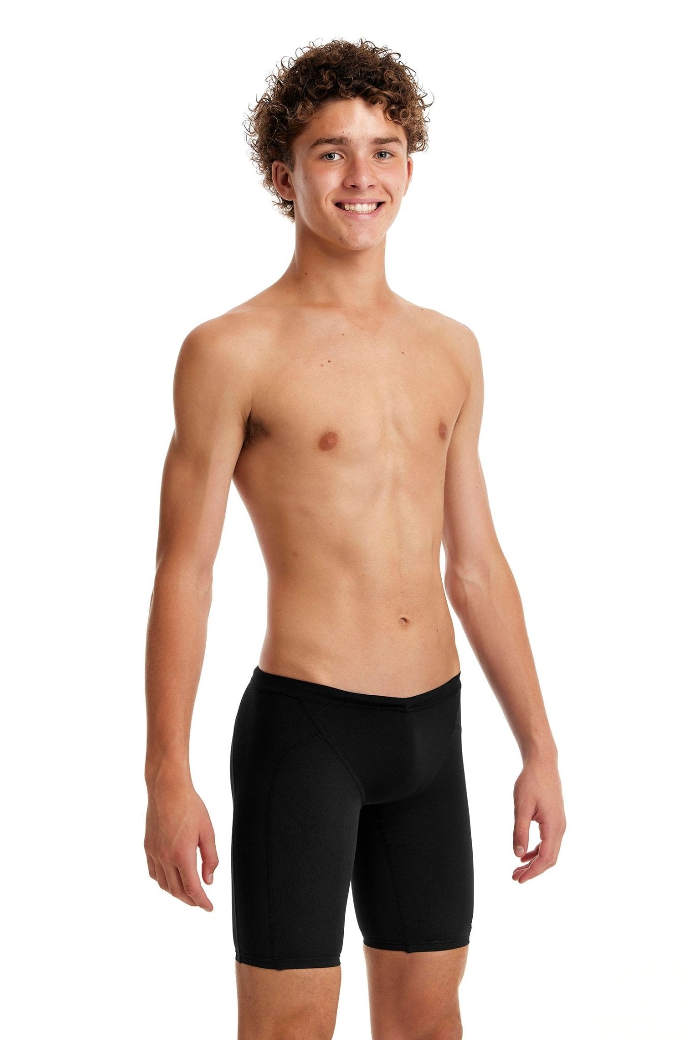 FUNKY TRUNKS BOYS STILL BLACK TRAINING JAMMER - Black
