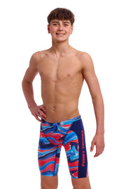 FUNKY TRUNKS BOYS WAVE CRAZE TRAINING JAMMER - Multicolour