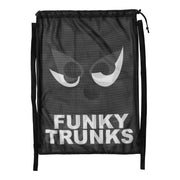 FUNKY TRUNKS EYE SPY MESH GEAR BAG - Black