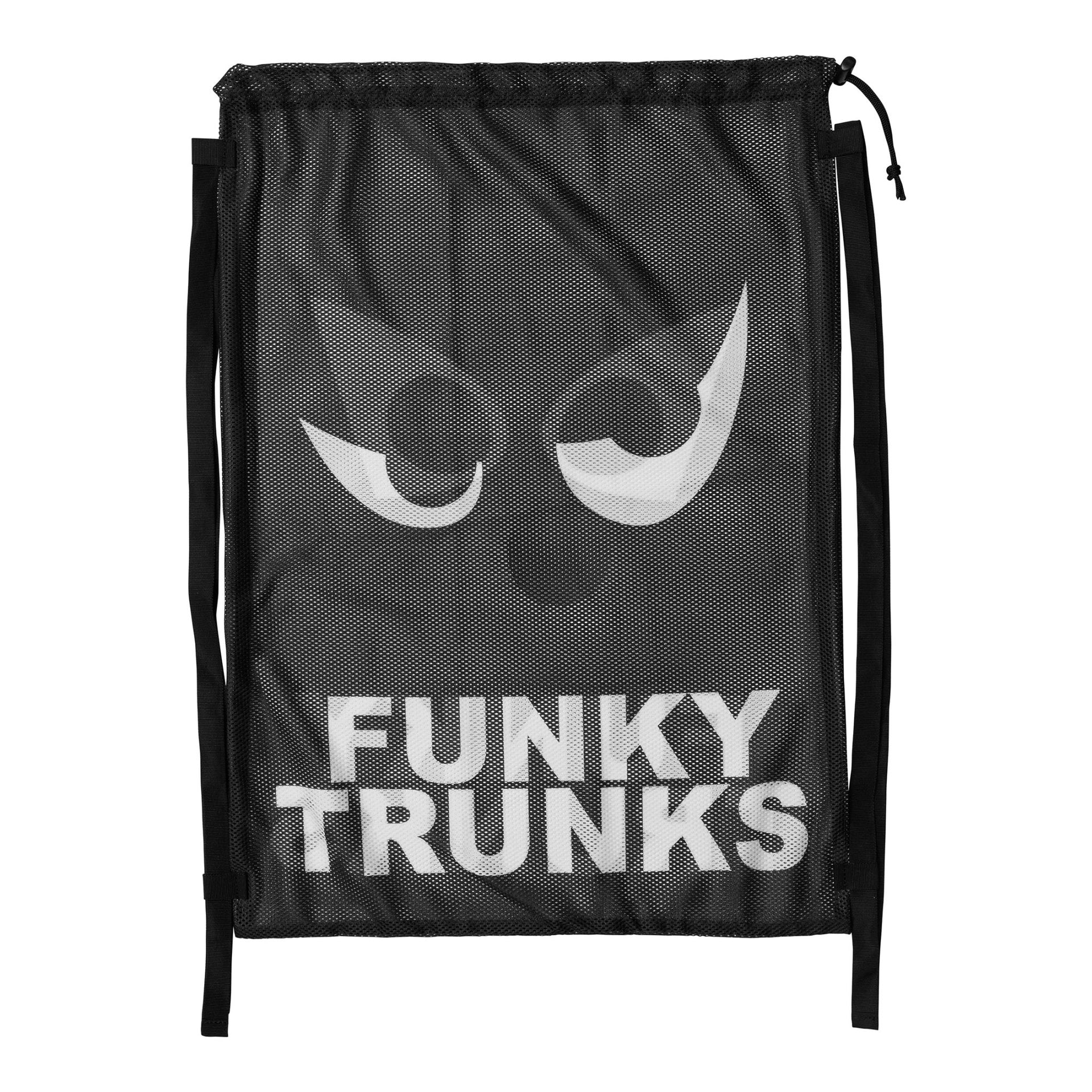 FUNKY TRUNKS EYE SPY MESH GEAR BAG - Black