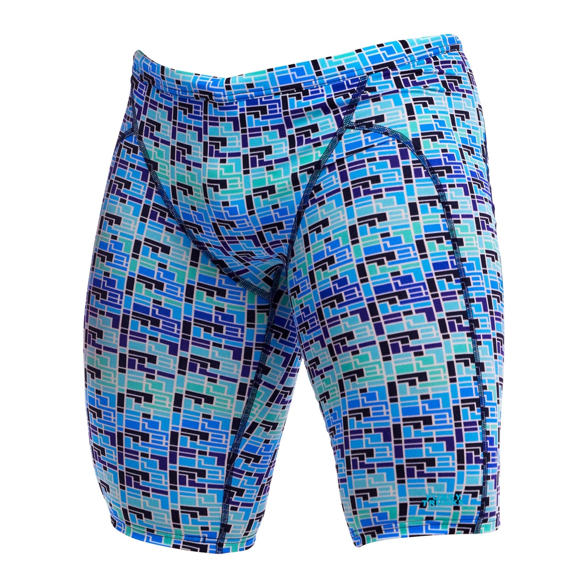 FUNKY TRUNKS MENS JACK STACK TRAINING JAMMER - Blue