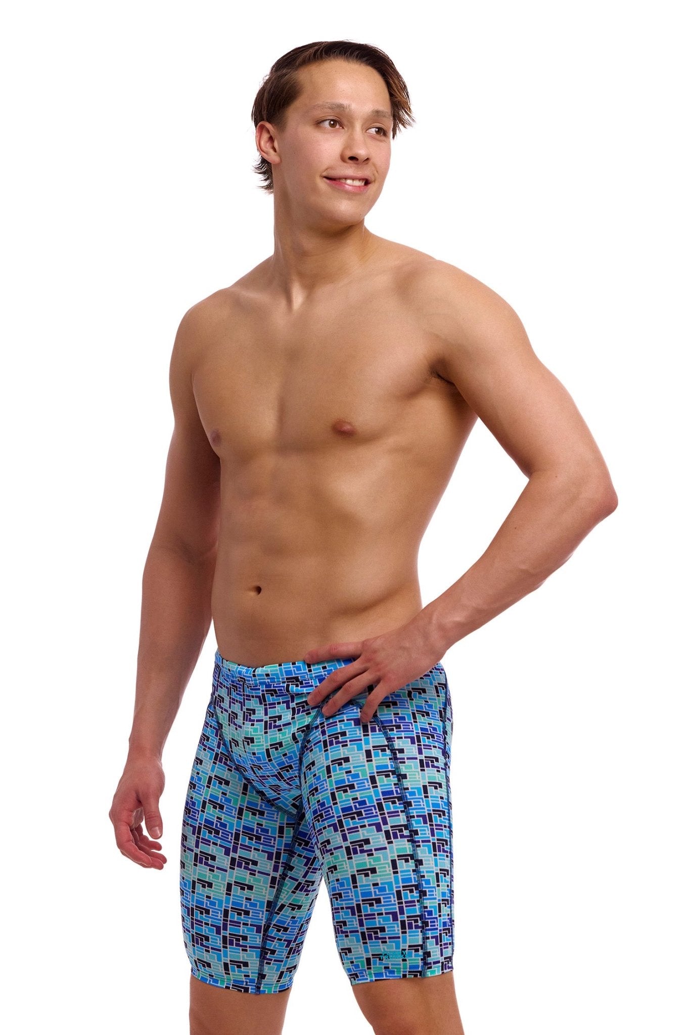 FUNKY TRUNKS MENS JACK STACK TRAINING JAMMER - Blue