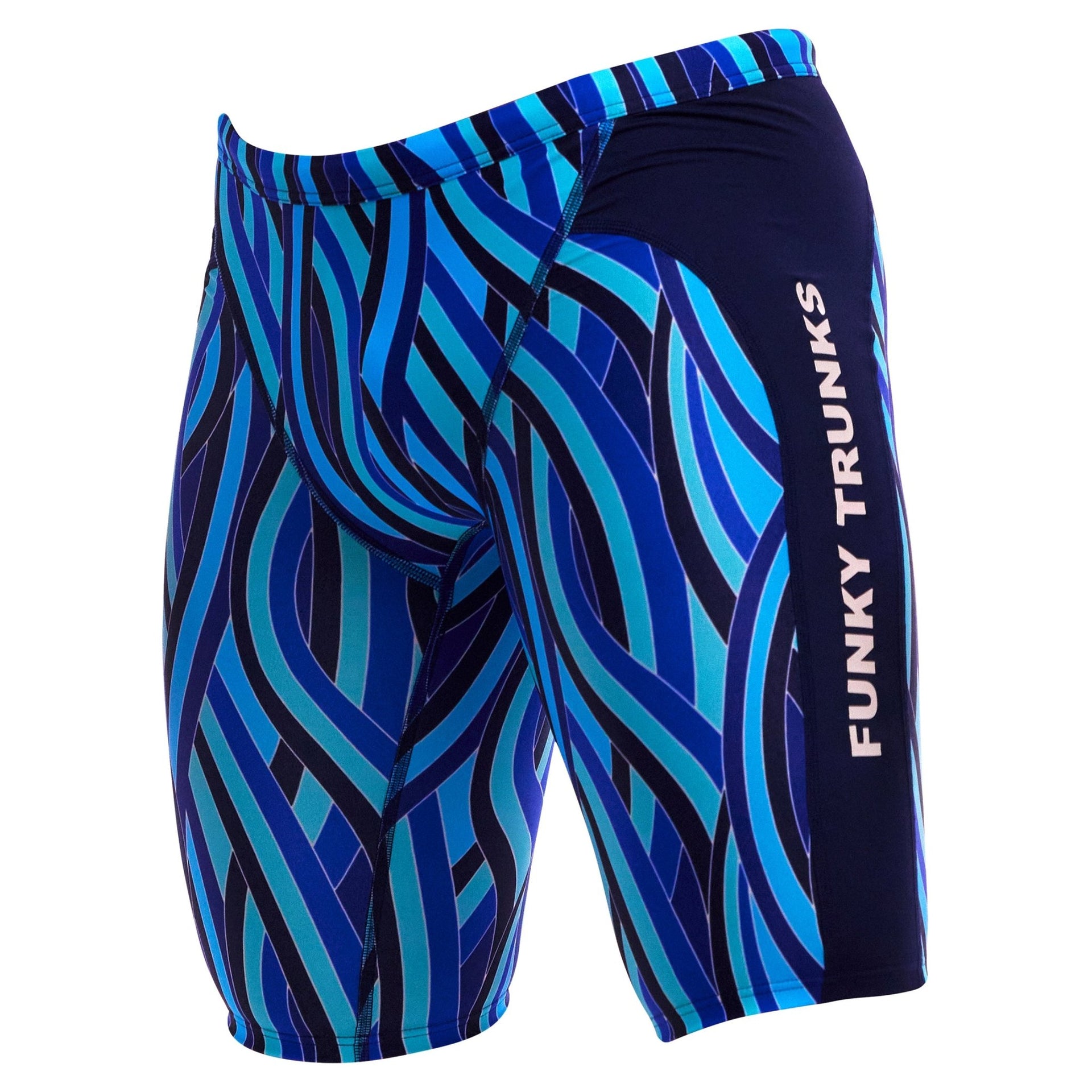 FUNKY TRUNKS MENS SNORK CITY TRAINING JAMMER - Blue