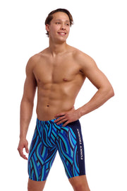 FUNKY TRUNKS MENS SNORK CITY TRAINING JAMMER - Blue