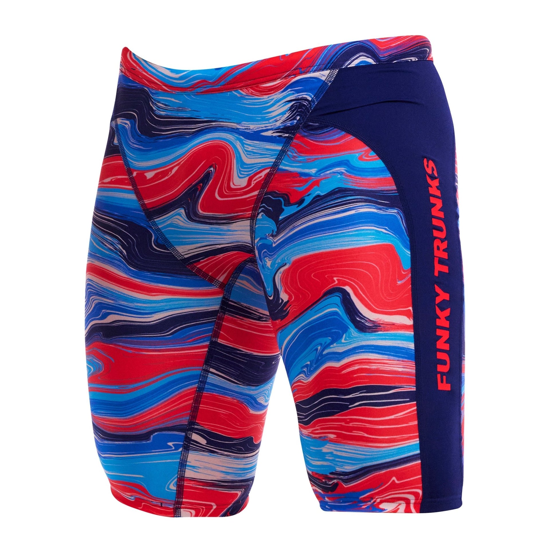 FUNKY TRUNKS MENS WAVE CRAZE TRAINING JAMMER - Multicolour