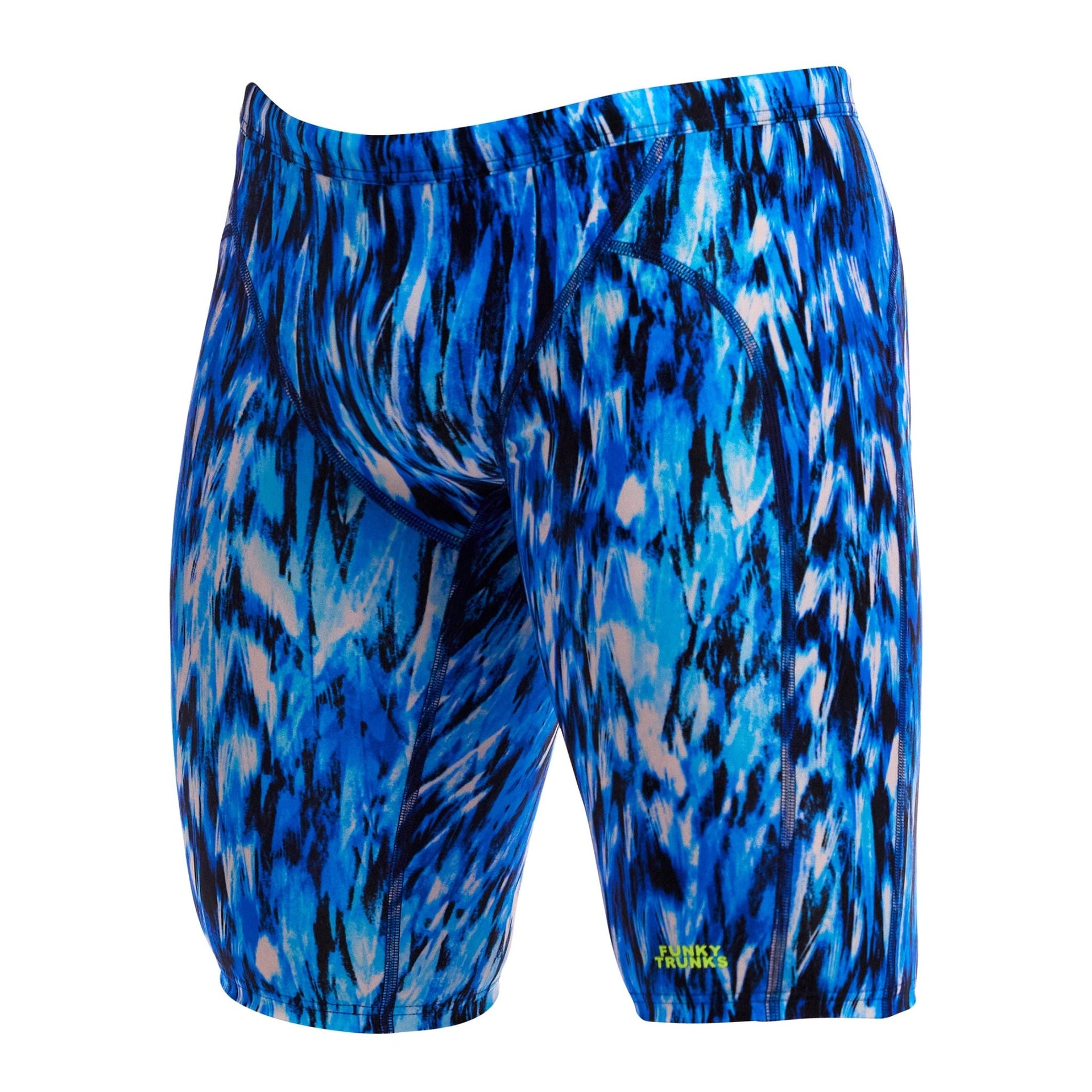 FUNKY TRUNKS MENS WING STREAK TRAINING JAMMER - Blue