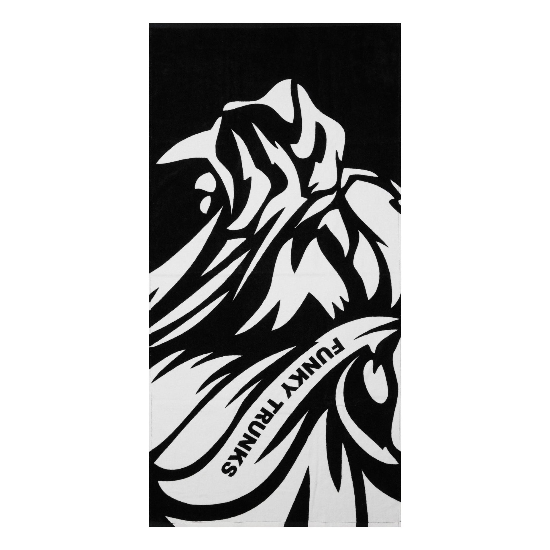 FUNKY TRUNKS ROAR ENERGY COTTON TOWEL - Black