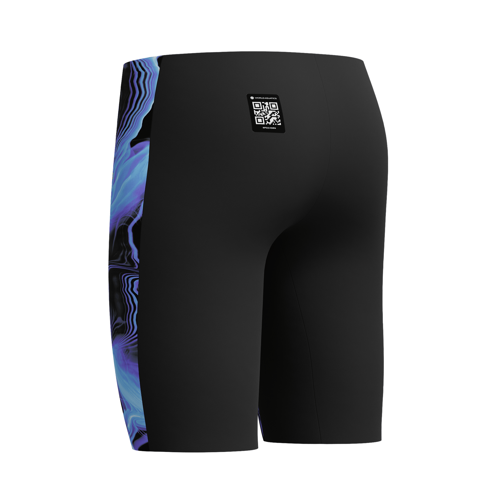 SPEEDO BOYS FASTSKIN ENDURANCE+ MAX HIGH WAIST JAMMER LUCENT GLOW/BLACK - Black