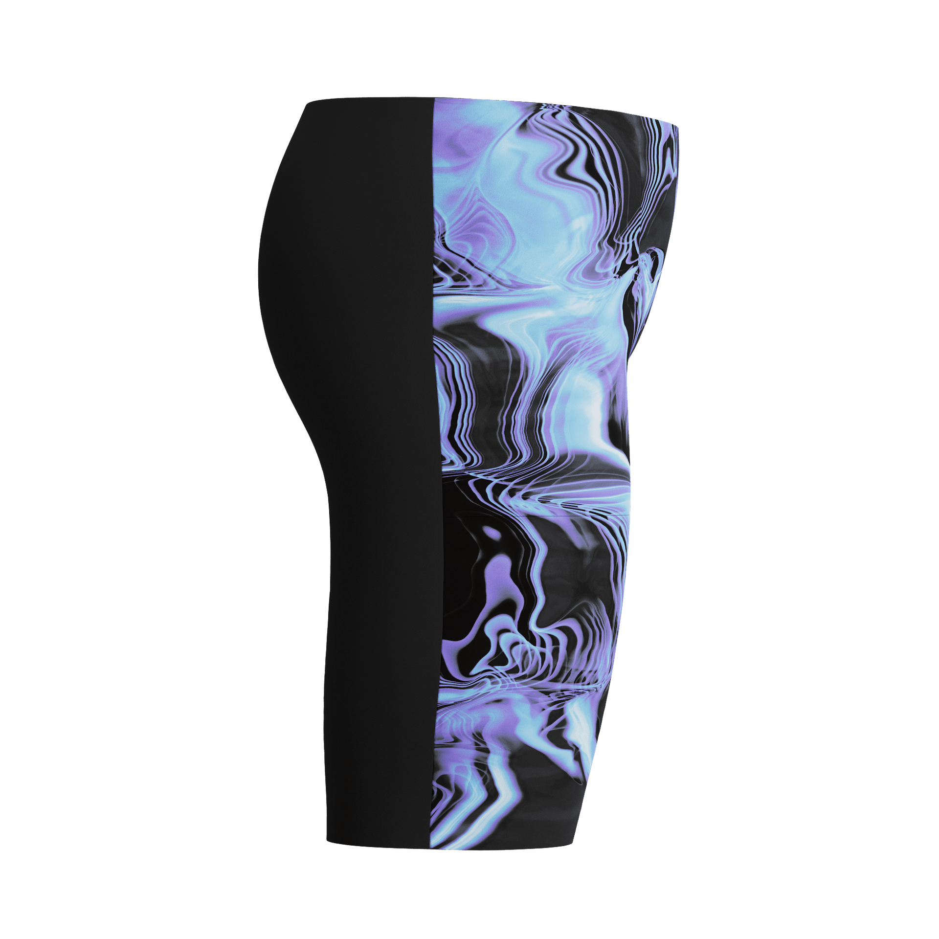 SPEEDO BOYS FASTSKIN ENDURANCE+ MAX HIGH WAIST JAMMER LUCENT GLOW/BLACK - Black