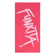 FUNKITA TAGGED COTTON JACQUARD TOWEL - Pink