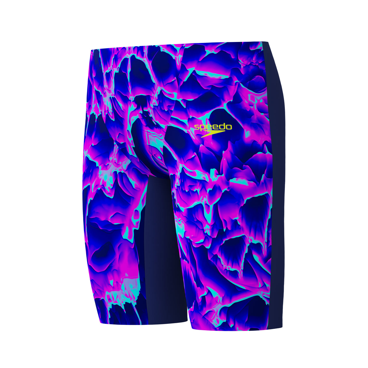 SPEEDO BOYS FASTSKIN ENDURANCE+ MAX HIGH WAIST JAMMER CAVE CURRENT / NEON JELLY