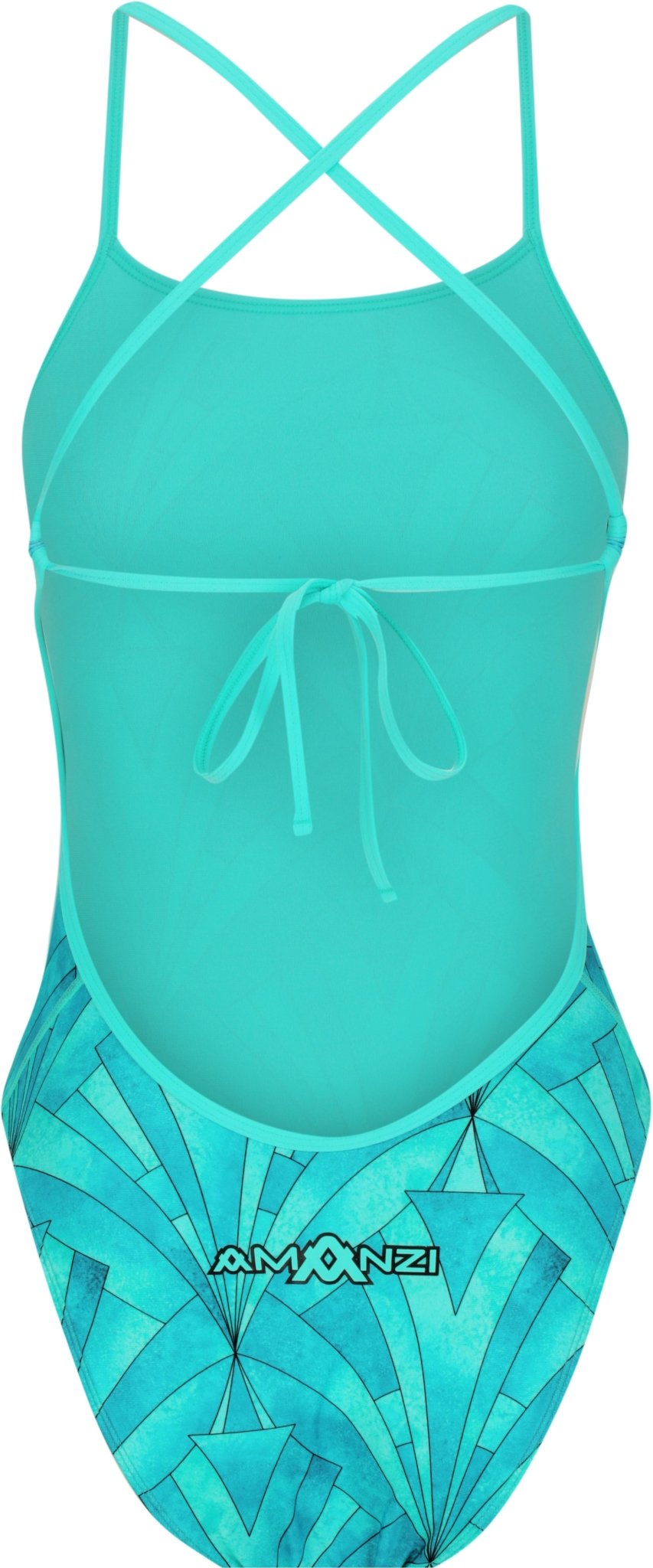 AMANZI GIRLS ARTESIAN TIE BACK ONE PIECE - Aqua
