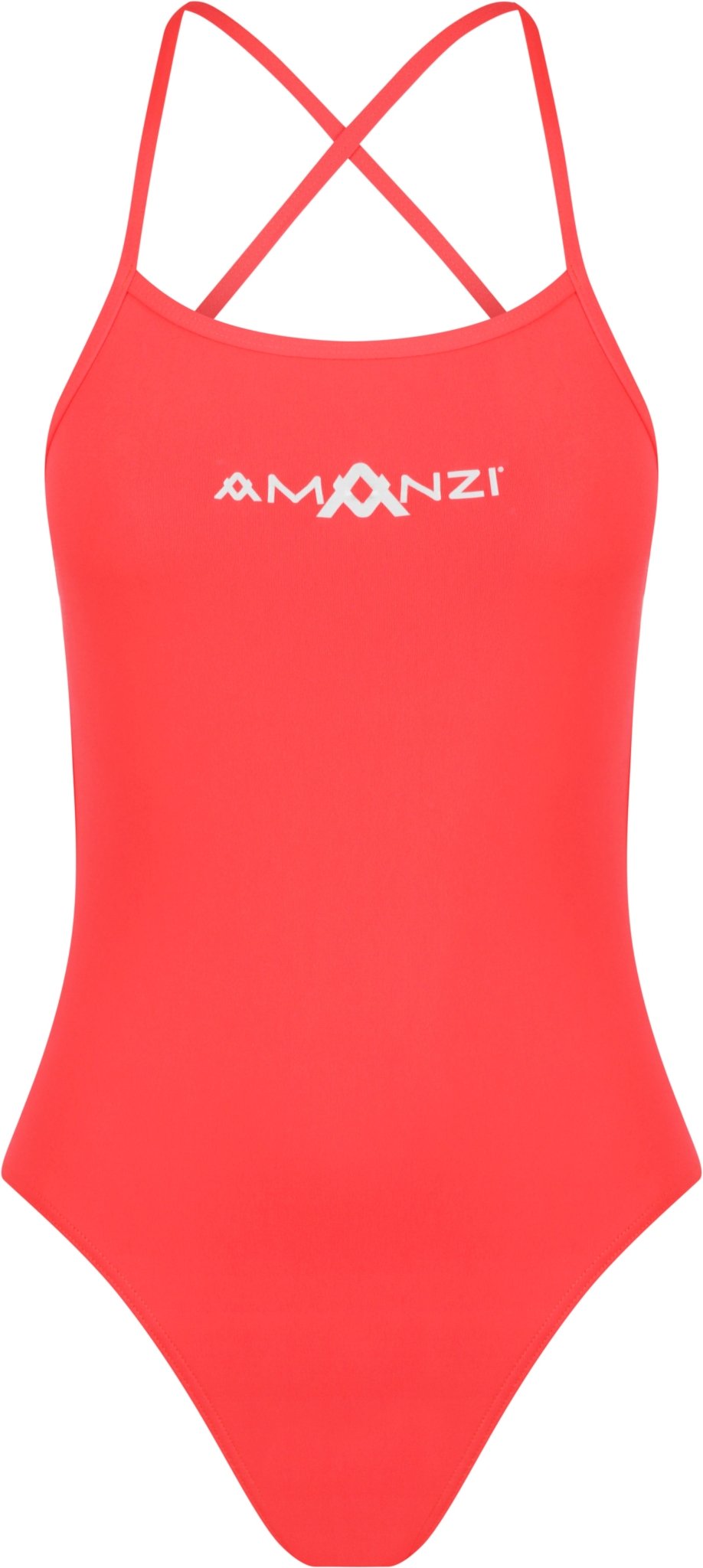 AMANZI GIRLS ATOMIC TIE BACK ONE PIECE - Coral