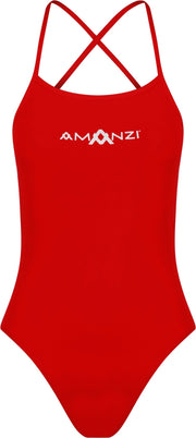 AMANZI GIRLS BLAZE TIE BACK ONE PIECE