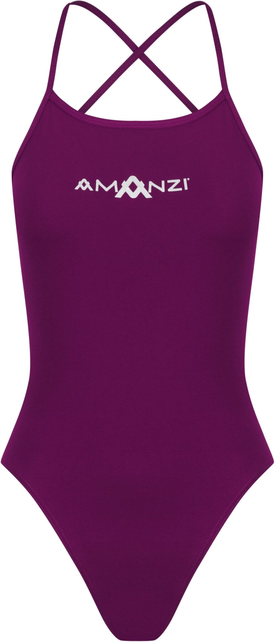 AMANZI GIRLS BORDEAUX TIE BACK ONE PIECE