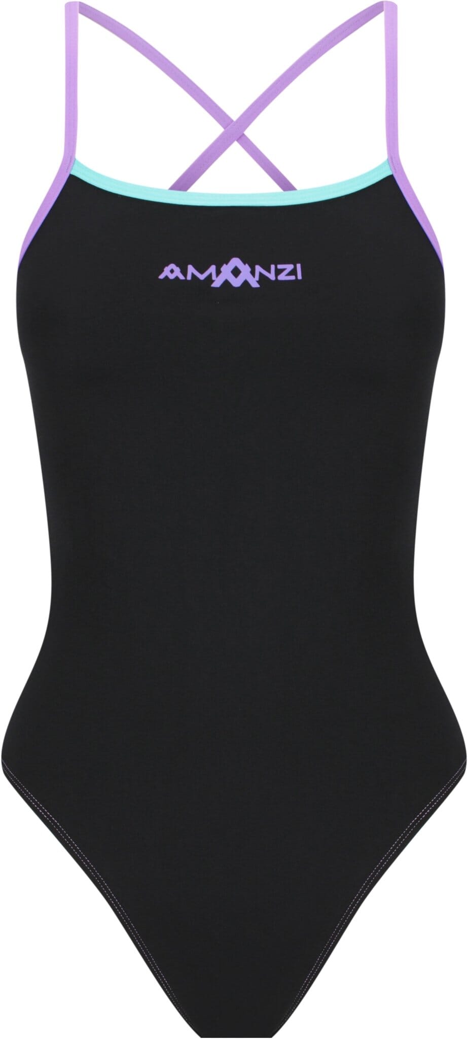 AMANZI GIRLS MYSTIC MINT TIE BACK ONE PIECE