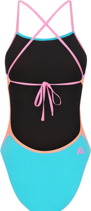 AMANZI GIRLS PASTELLA TIE BACK ONE PIECE