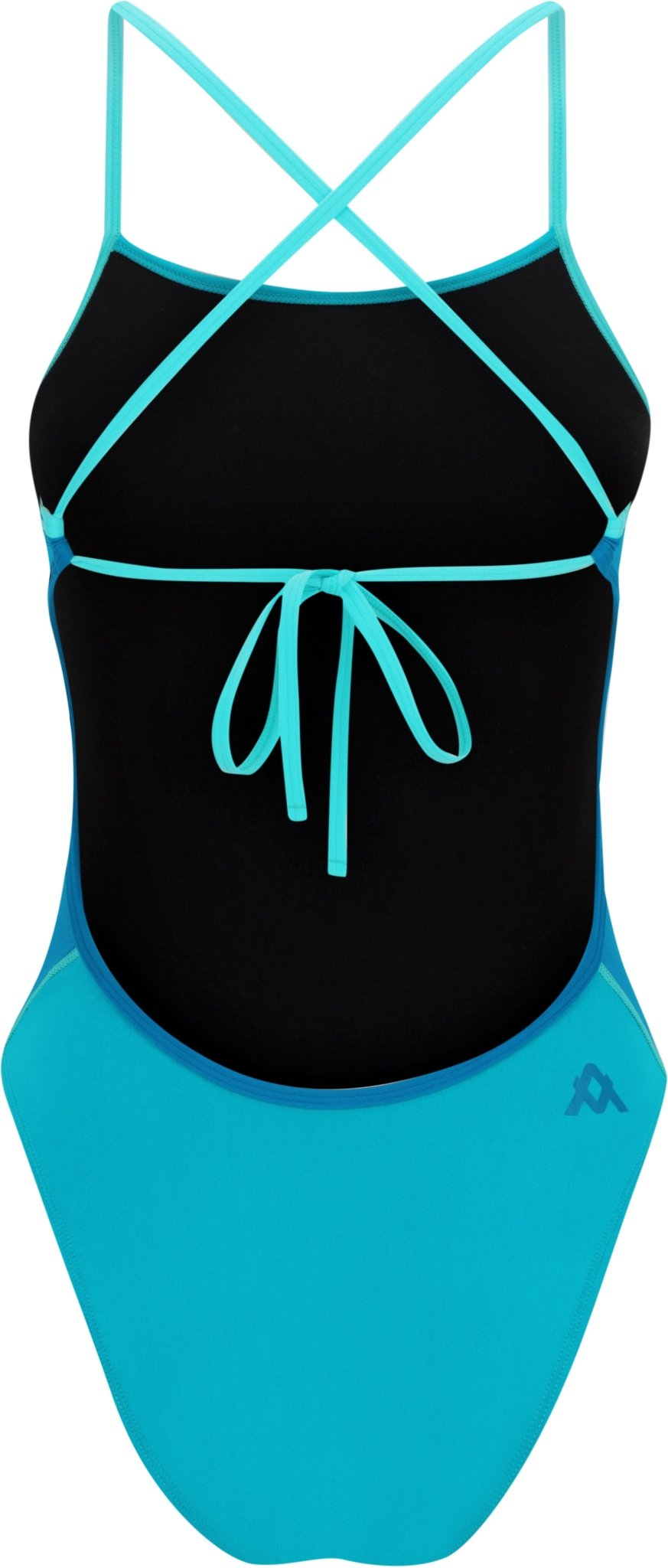 AMANZI GIRLS REEF TIE BACK ONE PIECE - Blue