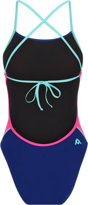 AMANZI GIRLS ROSE WATER TIE BACK ONE PIECE