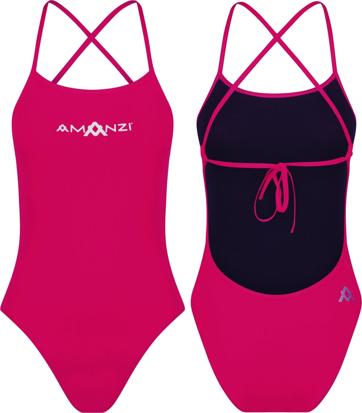 AMANZI GIRLS RUBY TIE BACK ONE PIECE