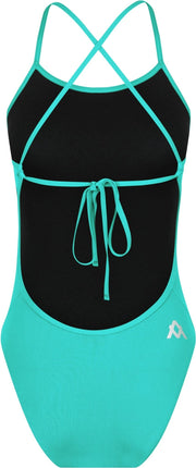 AMANZI GIRLS SPEARMINT TIE BACK ONE PIECE