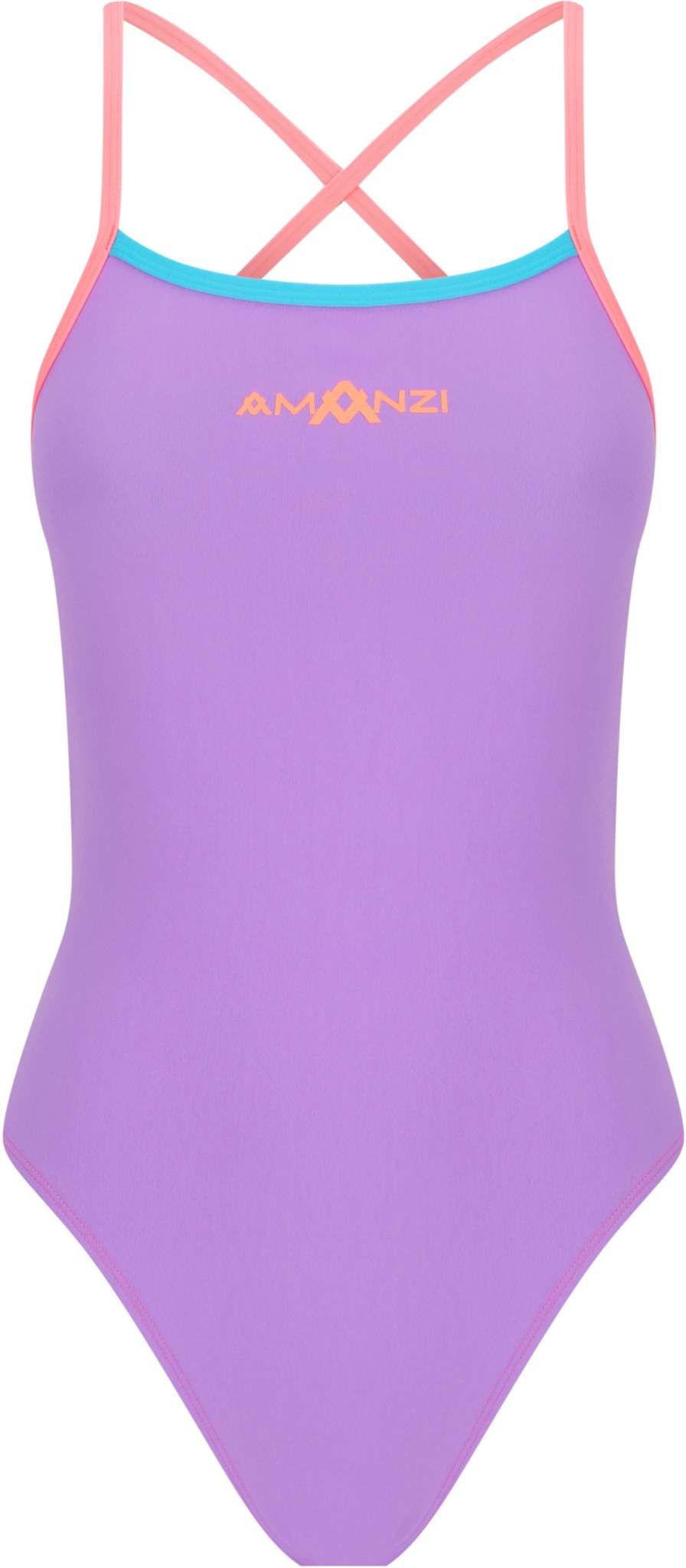 AMANZI GIRLS SPLENDOUR TIE BACK ONE PIECE - Purple
