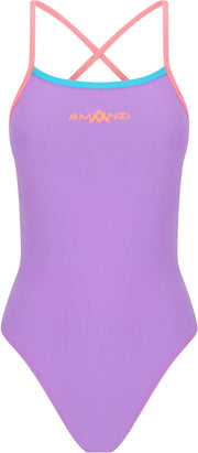 AMANZI GIRLS SPLENDOUR TIE BACK ONE PIECE