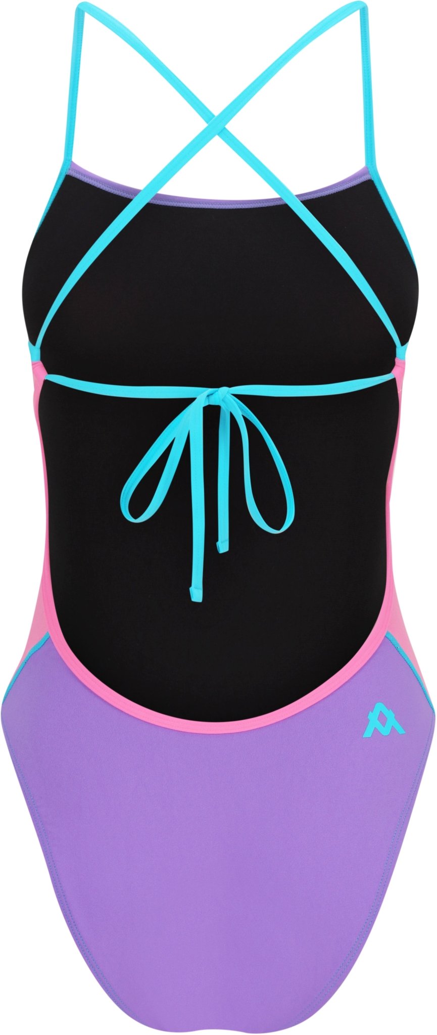 AMANZI GIRLS SUGAR PLUM TIE BACK ONE PIECE - Pink